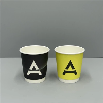 7OZ Dubbelvägg/envägg Kaffepapperskopp för engångsbruk